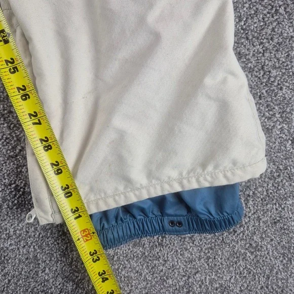 Burton Snowboard Pants Mens Small White Living Lining Reinforced Knees - Picture 9 of 14